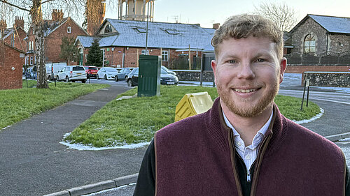 George Western Liberal Democrat candidate for Wellington Town Council Rockwell Green Ward by-election