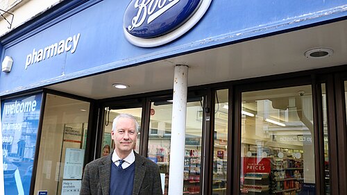 Gideon Amos at Boots in Wellington