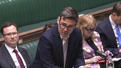 PMQs Andy Burnham responds to Musgrove Park question