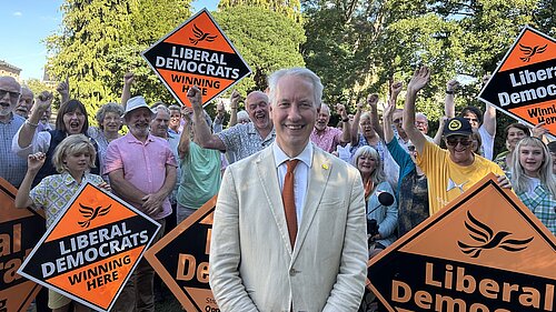 Gideon Amos MP re-selected as Liberal Democrat candidate for next General Election
