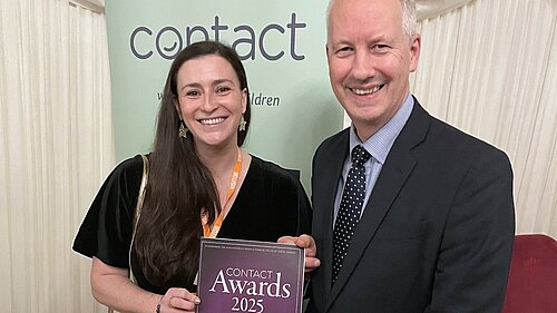 Laura Brown with Gideon Amos at Parliament