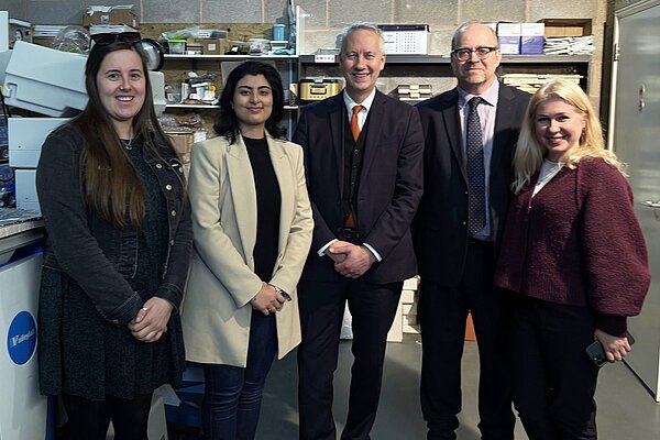 Gideon tours ESU Medical Solutions, based on Westpark at Chelston 