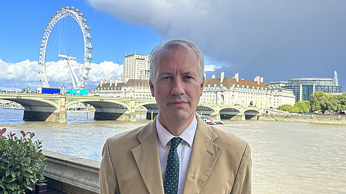 Gideon Amos MP at the Houses of Parliament
