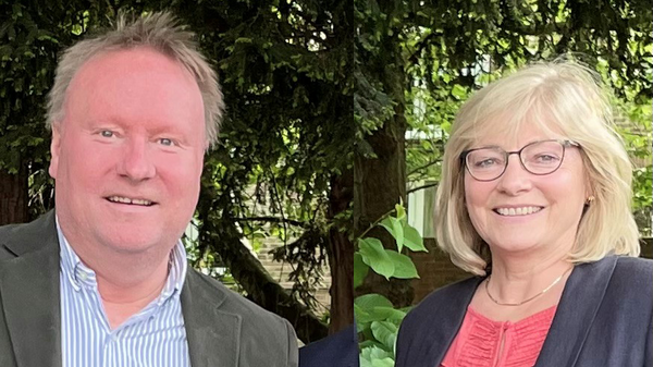Cllr Ross Henley and Cllr Sarah Wakefield