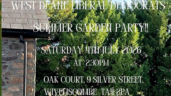West Deane Lib Dems Summer Garden Party