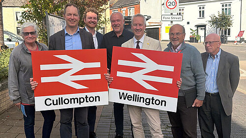 Gideon Amos MP and Richard Foord MP meet Metro Board members