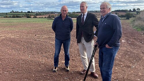 Gideon Amos visits James Hebditch and Tom Pope