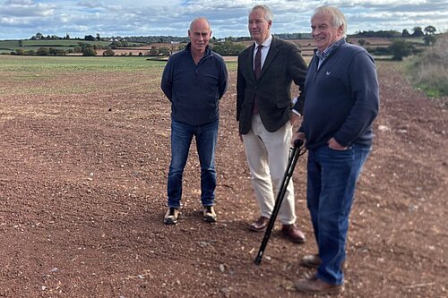 Gideon Amos visits James Hebditch and Tom Pope