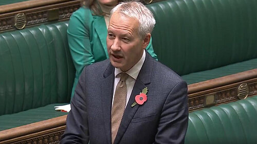 Gideon Amos speaks in House of Commons leaseholder debate
