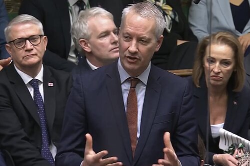 Gideon Amos puts question to Prime Minister