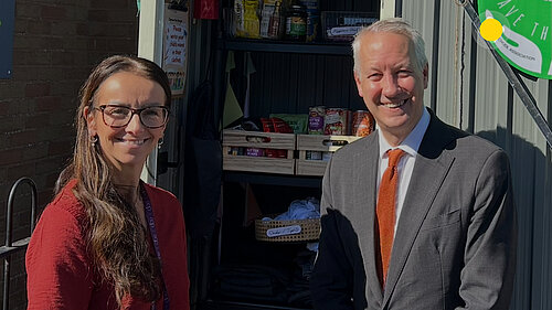 Claire Naylor and Gideon Amos MP