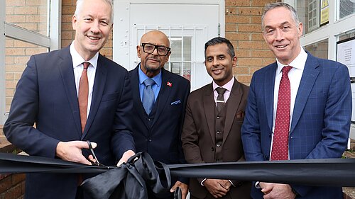 Gideon Amos MP opens Wellington's new NHS dental practice